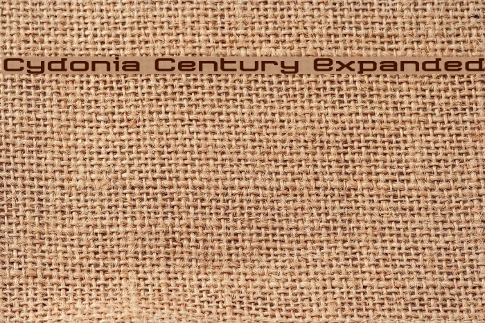 Cydonia Century Expanded Font examples