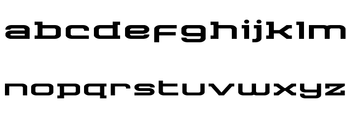 Cydonia Century Expanded Font LOWERCASE