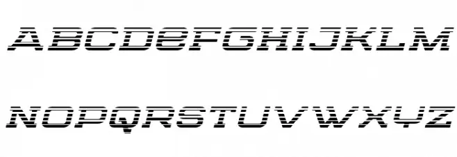 Cydonia Century Gradient Italic Schriftart Groß