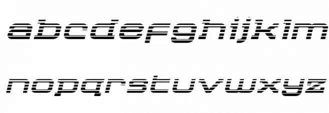 Cydonia Century Gradient Italic フォント 小文字