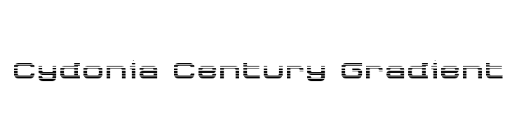 Cydonia Century Gradient Font