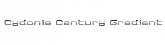 Cydonia Century Gradient  Frei Schriftart Herunterladen