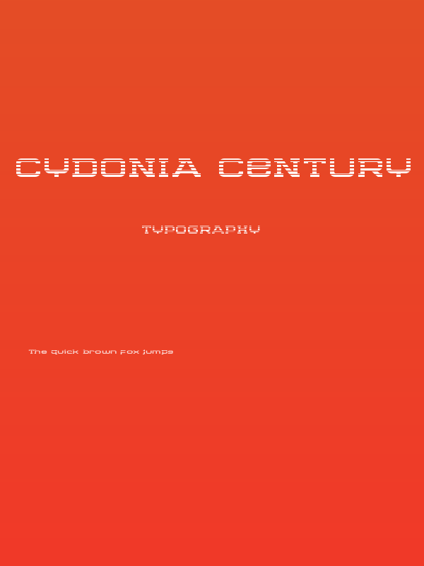 Cydonia Century Gradient Poster