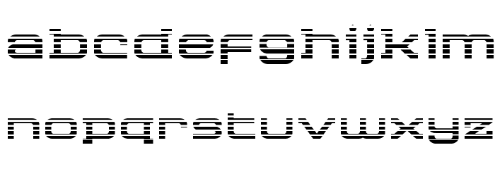 Cydonia Century Gradient Font LOWERCASE