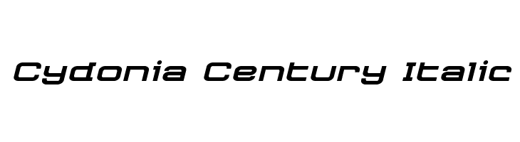 Cydonia Century Italic  Free Fonts Download