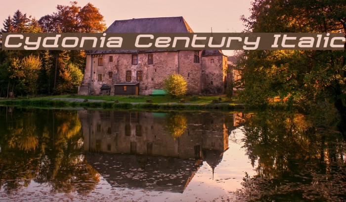 Cydonia Century Italic Font examples
