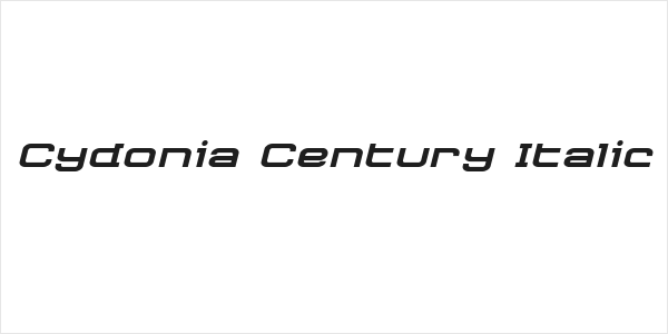 Cydonia Century Italic Logo