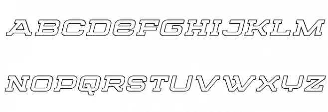 Cydonia Century Outline Italic फ़ॉन्ट अपरकेस