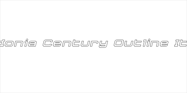 Cydonia Century Outline Italic Logo