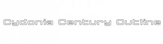 Cydonia Century Outline  Frei Schriftart Herunterladen