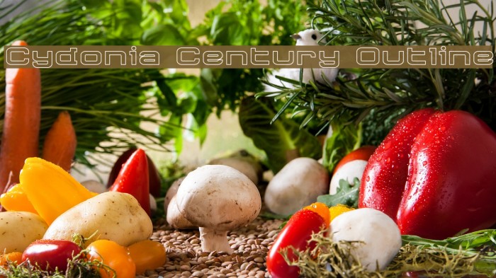 Cydonia Century Outline Font examples