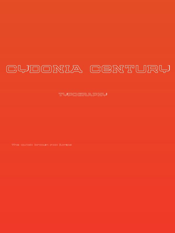 Cydonia Century Outline Poster