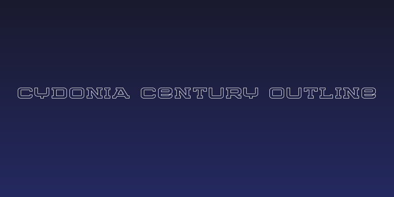 Cydonia Century Outline Social Header