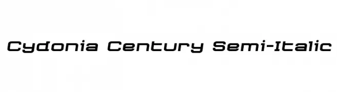 Cydonia Century Semi-Italic  नि: शुल्क फ़ॉन्ट्स डाउनलोड