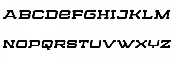 Cydonia Century Semi-Italic Schriftart Groß