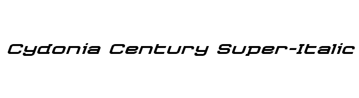 Cydonia Century Super-Italic  免费字体下载