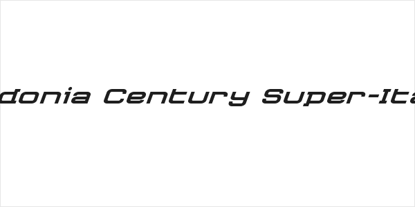 Cydonia Century Super-Italic Logo