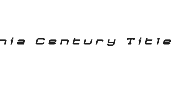Cydonia Century Title Italic Logo