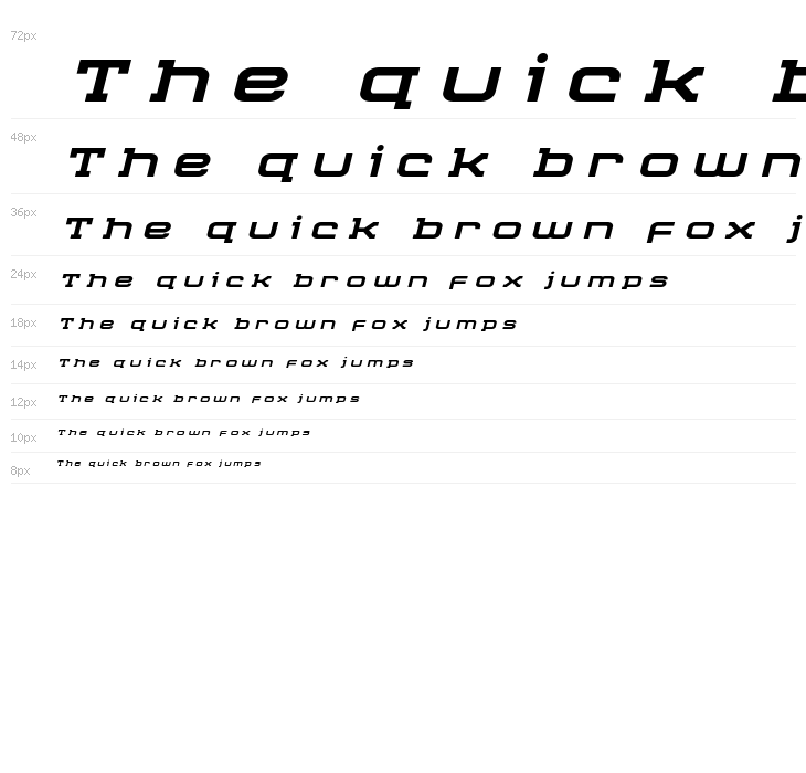 Cydonia Century Title Italic Waterfall