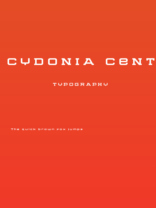 Cydonia Century Title Poster