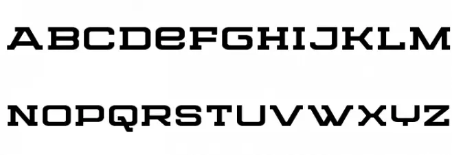 Cydonia Century Font UPPERCASE