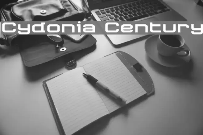 Cydonia Century Font examples