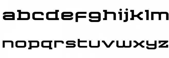 Cydonia Century फ़ॉन्ट लोअरकेस