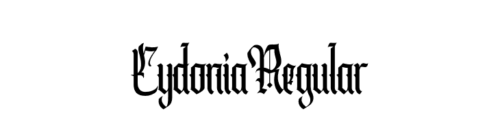 Cydonia Regular  لخطوط تنزيل