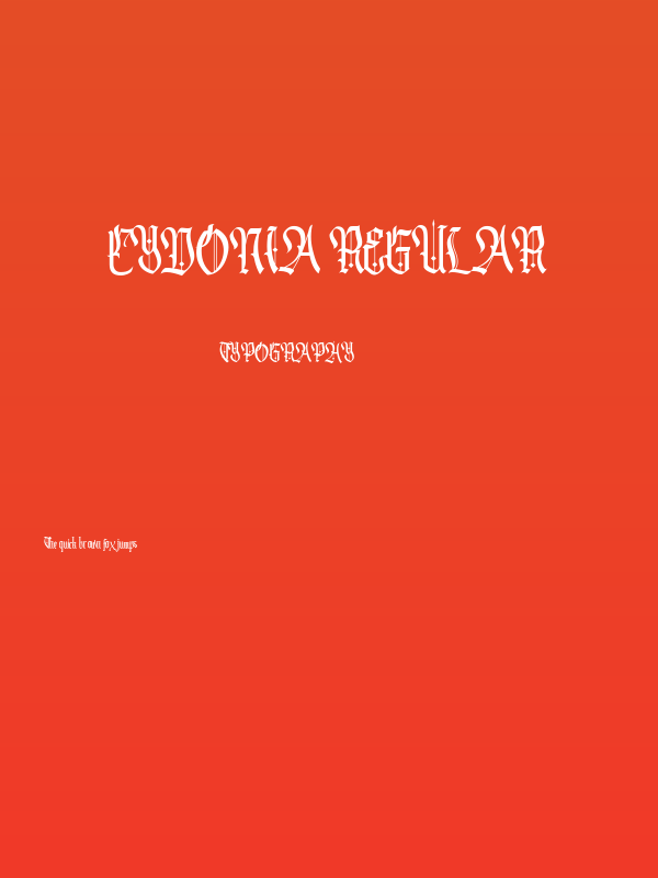 Cydonia Regular Poster