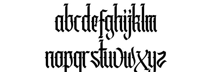 Cydonia Regular Font LOWERCASE