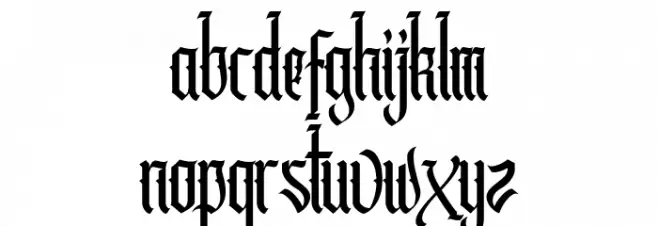 Cydonia Regular Font Litere mici