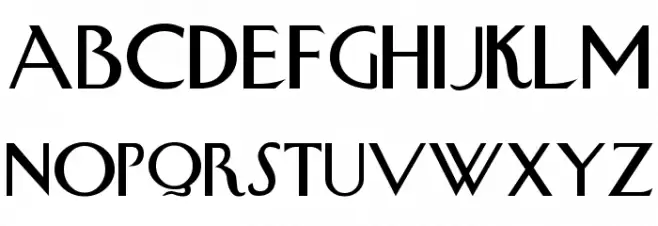 Cygnet Regular フォント 大文字