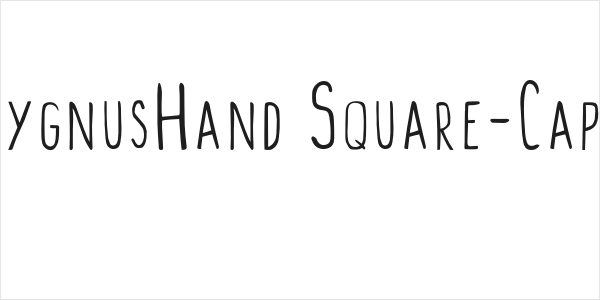 CygnusHand Square-Caps Logo