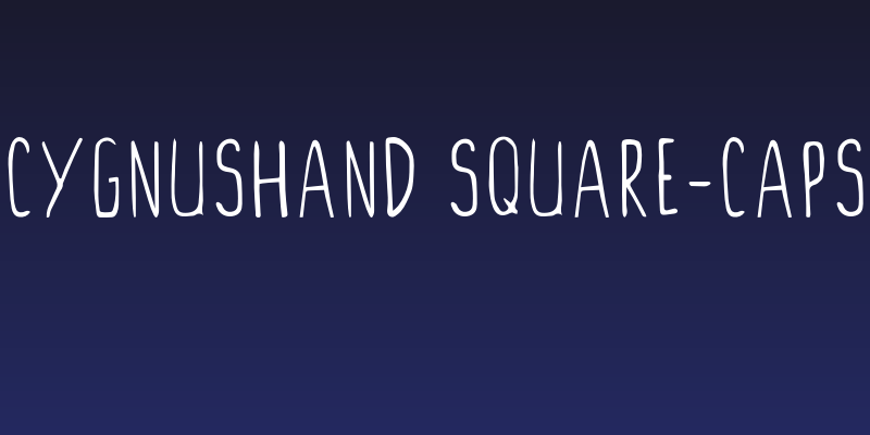 CygnusHand Square-Caps Social Header