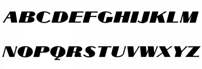 Cyklop-Italic Polices MAJUSCULES
