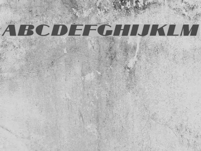 Cyklop-Italic Font examples