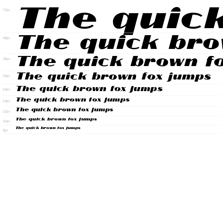 Cyklop-Italic Waterfall