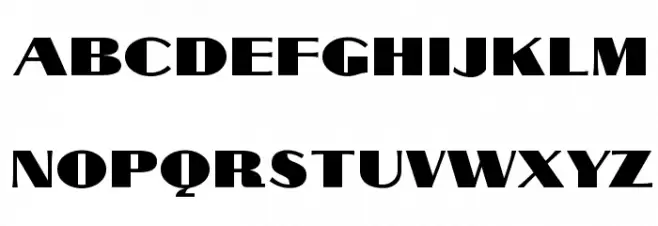 Cyklop-Regular Schriftart Groß
