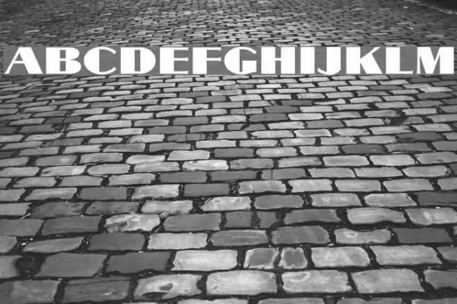 Cyklop-Regular Font examples