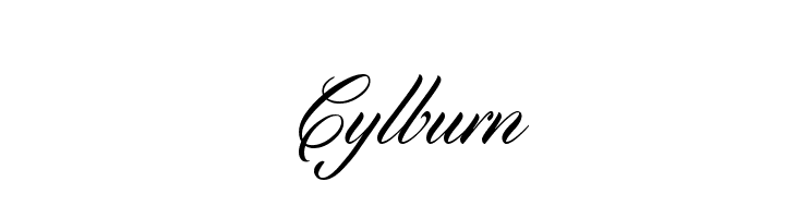 Cylburn  Скачать бесплатные шрифты