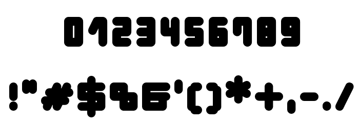 Cylinder Black Font OTHER CHARS