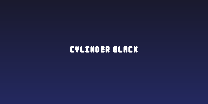 Cylinder Black Social Header