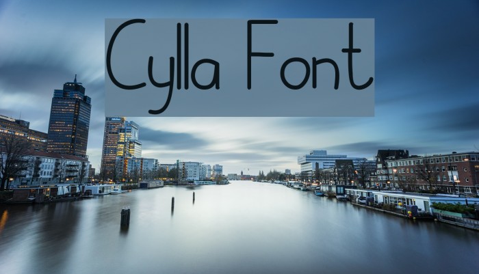 Cylla Font examples