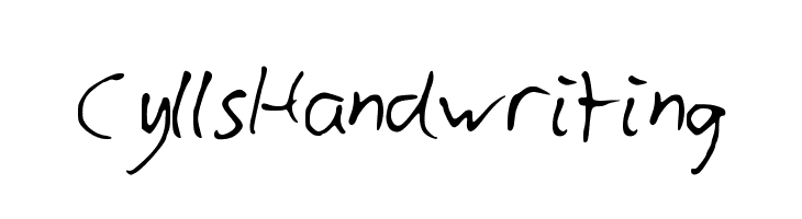 CyllsHandwriting Font