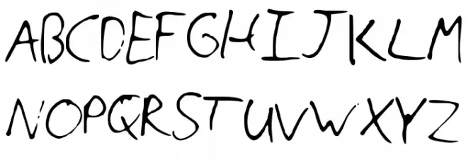 CyllsHandwriting خط أحرف كبيرة