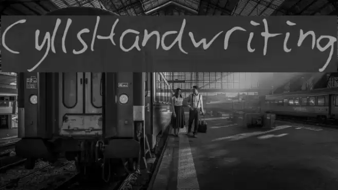 CyllsHandwriting Font examples