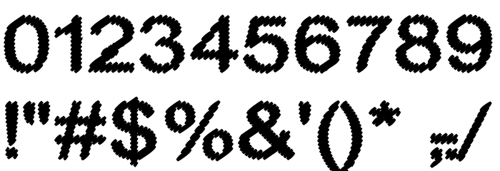 Cylonic Crossdraft Font OTHER CHARS