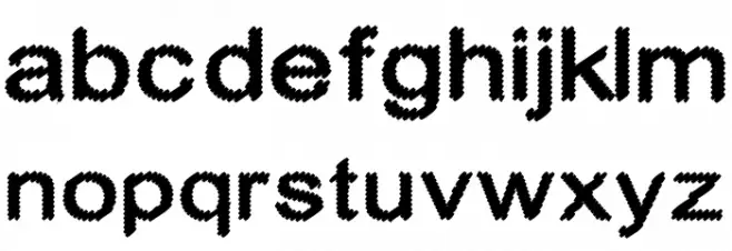 Cylonic Crossdraft Schriftart Kleinbuchstaben