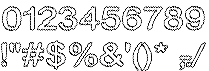 Cylonic Empty Font OTHER CHARS
