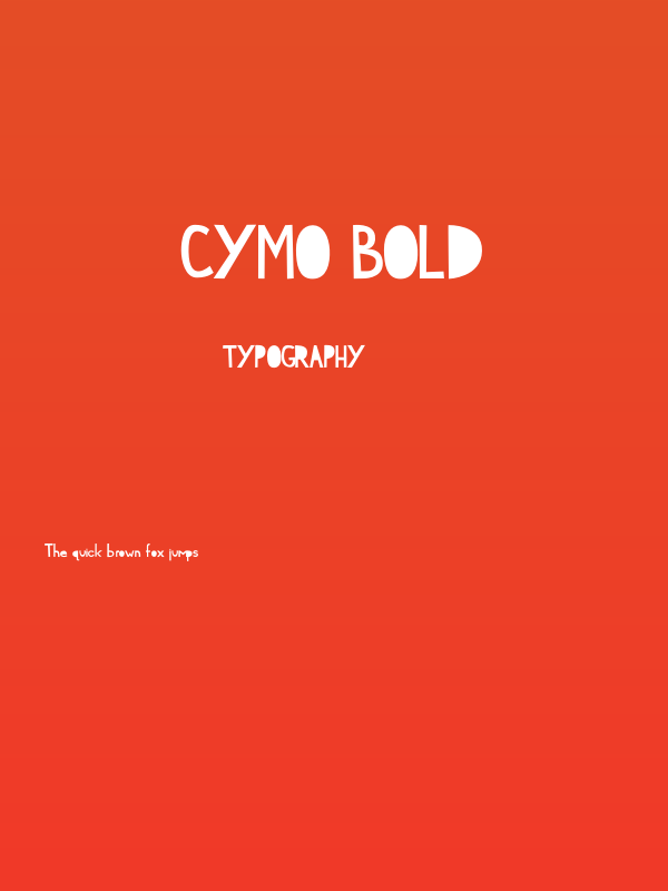 Cymo Bold Poster